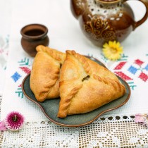 Эчпочмак с курицей и картофелем